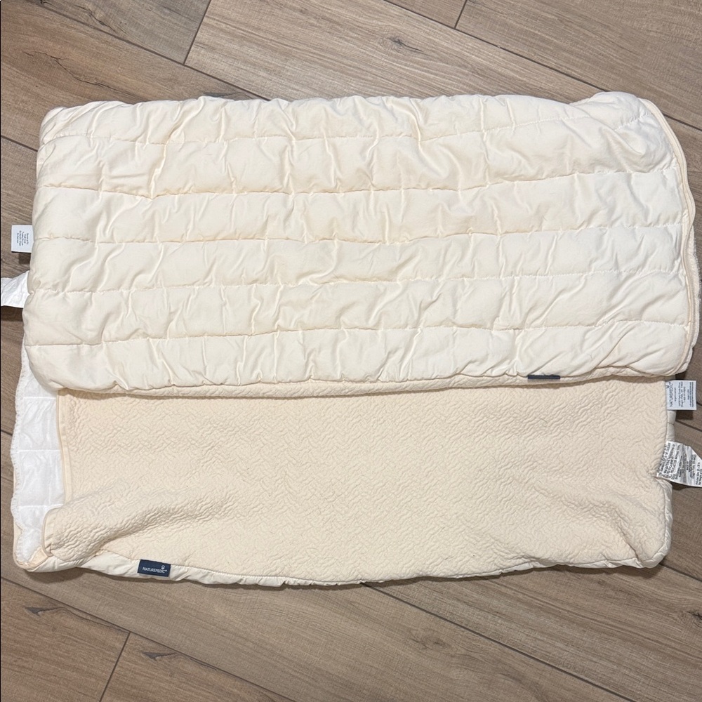 Naturepedic Organic Cotton King Pillowcases – Cream – Set of 2